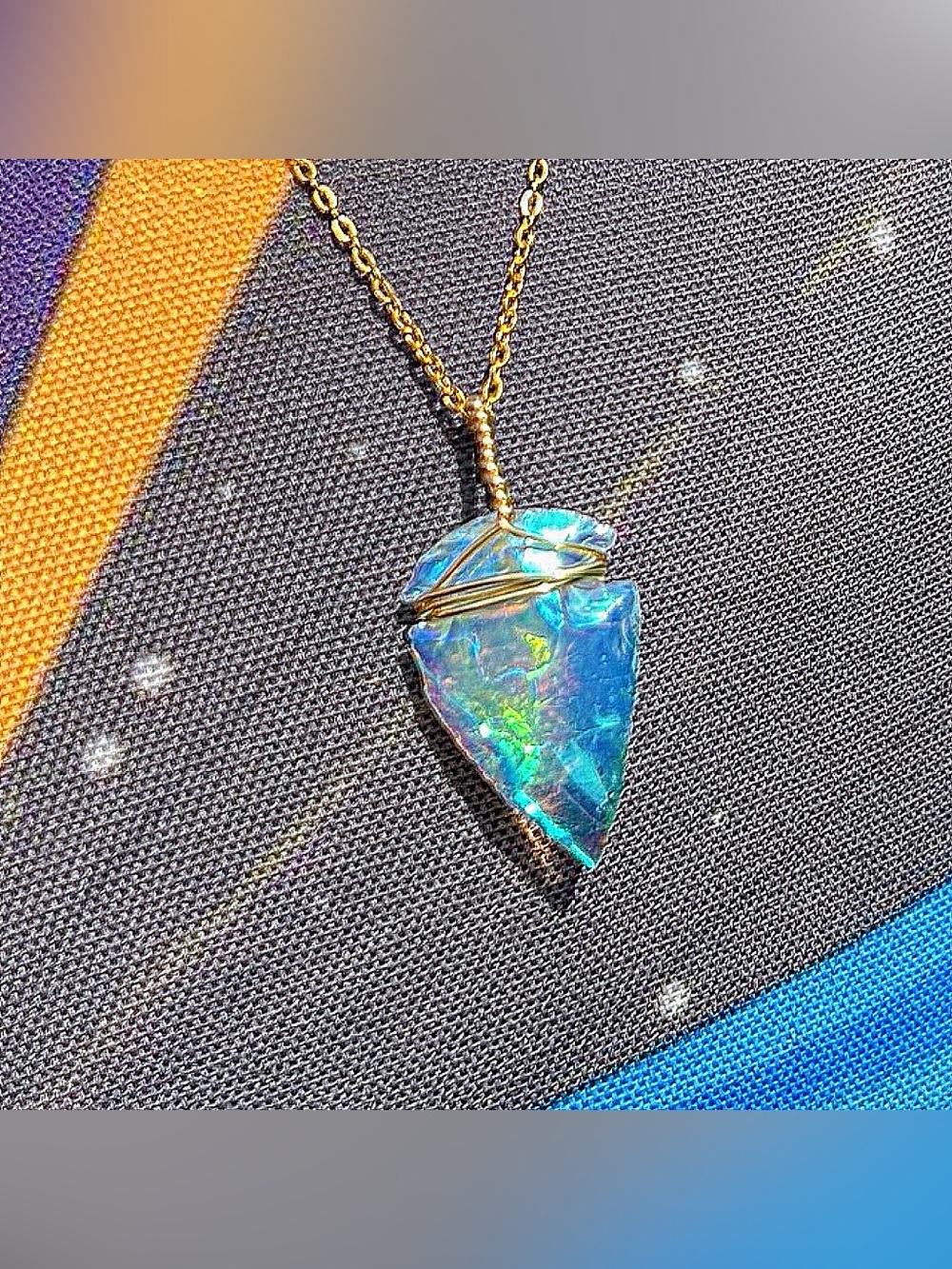 Angel Aura Arrowhead Necklace